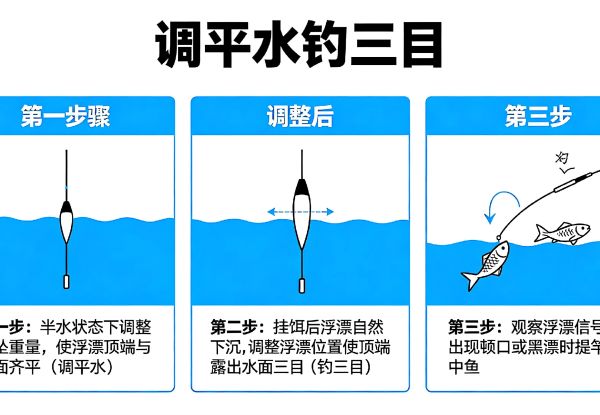 别再死磕调四钓二了！野钓调漂就用这几招，简单又实用